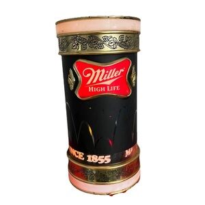 Vintage Light Up Miller High Life Rotating Sign Read